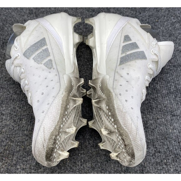 adidas Adizero Electric Football Cleats Men 7.5 White Silver Metallic IE4374 main image 5